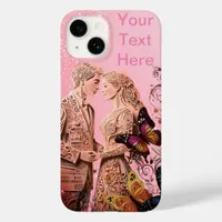 Mr & Miss Loving Couple Just Married Case-Mate iPhone 14 Case