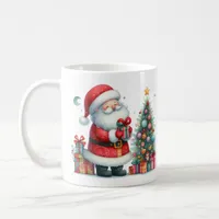 Hot Chocolate for Santa with Tree and Gifts Coffee Mug