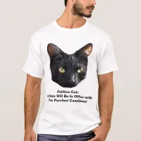 Politics Cat No Rats Will Be In Office T-Shirt