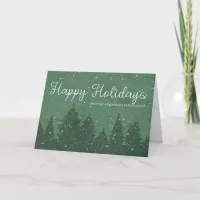 Elegant Corporate Business Winter Holiday Green