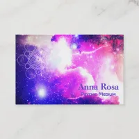 *~* Galaxy Cosmic Sacred Geometry Nebula Business Card