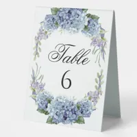 Forget-Me-Not Flowers Watercolor Elegant Table Tent Sign