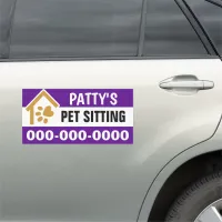 10” x 20” Pet Sitting Car Magnet