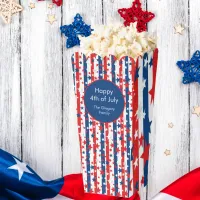 Stars Stripes 4th Of July Patriotic Popcorn Box