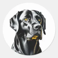 ... | Dog Lovers Classic Round Sticker