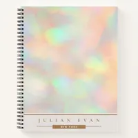 Glitter Holographic Stylish Spiral Notebook