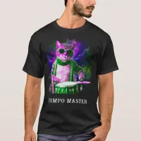 *~* HIPPIE Cool Cat DRUMMER AP91 Percussionist  T-Shirt