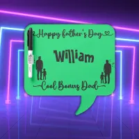 Cool Bonus Dad Happy Father's Day | Dry Erase Board