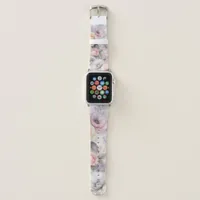 Elegant Rose Blossoms Apple Watch Band