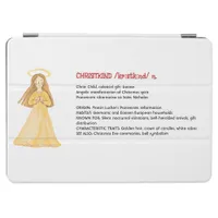 Christkind Christmas Angel Dictionary Definition iPad Air Cover