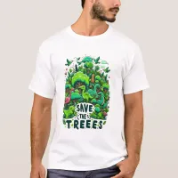 Prehistoric Guardians: Save the Trees T-Shirt