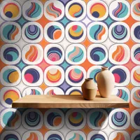 Bauhaus Geometric Abstract Pattern#2 ID1068 Wallpaper