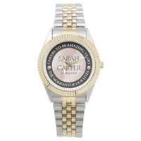 Elegant 46th Pearl Wedding Anniversary Celebration Watch