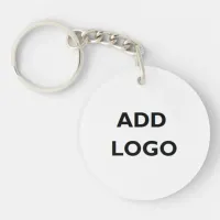 Add Your Business Logo and Info Keychain