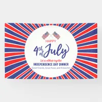 Radiant Patriotic Jubilee Banner