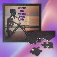 Inflicted Pain Mirrors Inner Pain | Jigsaw Puzzle