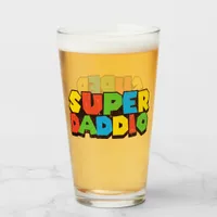 Super Daddio Father's Day Glass for Gamer Dad