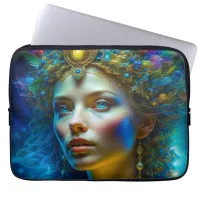 Ethereal Magical Fantasy Art Beautiful Goddess Laptop Sleeve