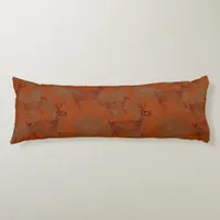 Southwest Canyons Petrogylphs Body Pillow