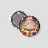 Funny Dirty Santa Christmas Collection Magnet