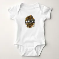 Loved Sunflower Baby Bodysuit