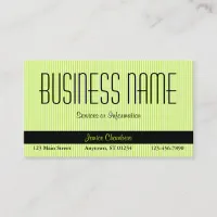 Green Business Card