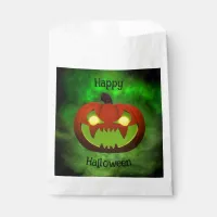 Spooky Evil Halloween Pumpkin Favor Bag