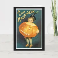 Vintage Halloween Greeting Card