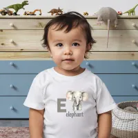 Tiny Trunk Treasures: Elephant Alphabet Tee