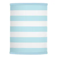 Baby Blue Stripe Patterned Elegant Simple Classic Lamp Shade