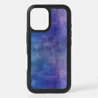 Purple and Blue Abstract Watercolor Style iPhone 16 Case