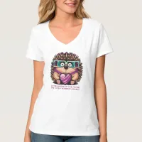 Hedgehog Love Message T-Shirt