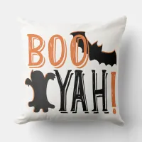 cute booyah halloween throw pillow