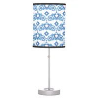 Moon Magic Stars Hearts Celestial White Table Lamp