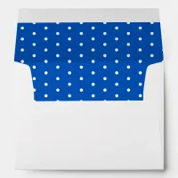 50 & Fabulous Birthday Blue White Return Address Envelope