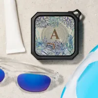 Personalized Ocean Sea Life Beach Monogram  Bluetooth Speaker