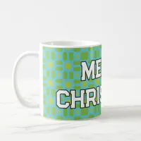 Geometric Christmas Pattern - Personalized  Coffee Mug