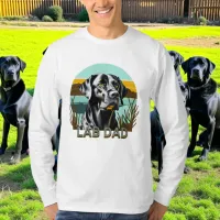 Black Labrador Retriever | Lab Dad T-Shirt