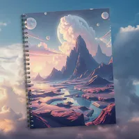 Surreal Otherworldly Landscape Magical World  Notebook