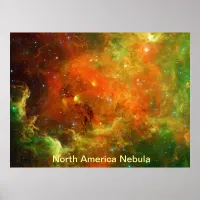 North America Nebula Poster