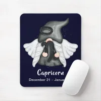 Gnome Capricorn Astrology Sign Angel Mouse Pad