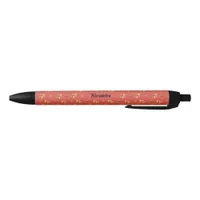 Cute Gingerbread Man Christmas Black Ink Pen