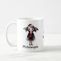 Halloween Vampire Kid Personalize Coffee Mug