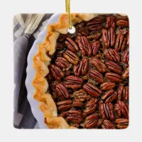 No Pecan at Your Presents  | Funny Food Pun  Ceramic Ornament