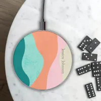 Colorful Abstract Art Wireless Charger