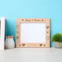 Always and Forever Personalized Romantic Etched Frames