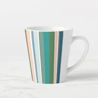 Modern New Season Stripes Latte Mug