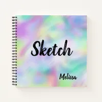 Abstract Monogram Sketchbook Notebook