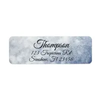 Personalized Gray Return Address Labels