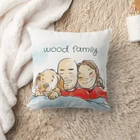 Dog Parents Throw Pillow